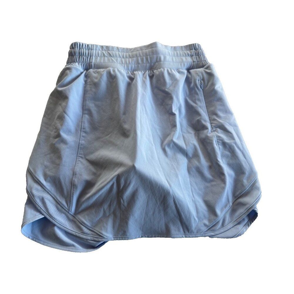 Lululemon Hotty Hot High-Rise Skort Size 4 Pastel Blue Preppy Pickleball Tennis